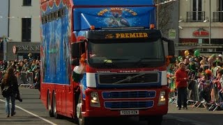 Tom Duffys Circus Galway St Patricks Day Parade 2016 [upl. by Aseen]