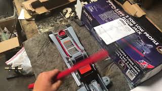 ProLift F767 Grey Low Profile Floor Jack  2 Ton Capacity  UNBOXING AND FIRST THOUGHTS [upl. by Nodnarg]