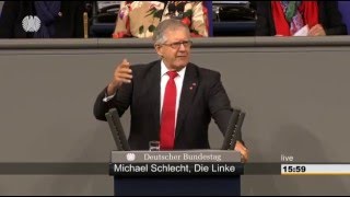 Michael Schlecht DIE LINKE Chancen bei Neuregelung der öffentlichen Vergabe werden vertan [upl. by Auqinahs494]