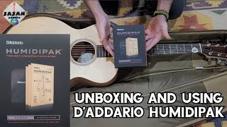 DAddario Humidipak on Taylor Academy 12E and Blueridge Guitars [upl. by Nimrac]