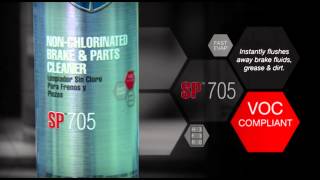 Sprayon SP705  NonChlorinated Brake amp Parts Cleaner [upl. by Arron788]