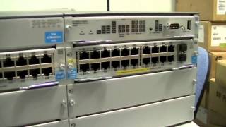 Unboxing HP ProCurve E5400 zl Switch Series [upl. by Anilrats]