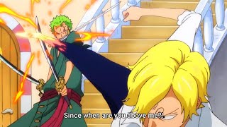 When Everyone Insults Zoro But Sanji is Personal English Sub [upl. by Anaizit]