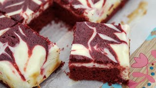 Red Velvet Cheesecake Bars [upl. by Ardried]