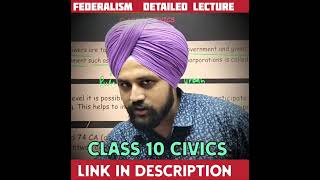 Decentralisation class10 civics detailed lecture link in description cbseboards [upl. by Yarehs]