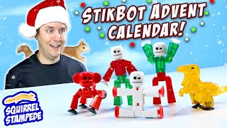 Stikbot Christmas Advent Calendar Countdown Review 2022 [upl. by Craig]