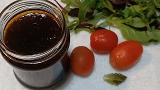 Balsamic Vinaigrette Recipe  Janeth Tabita [upl. by Gnilrits]