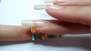 Nail Art Foils Tutorial [upl. by Nyssa]