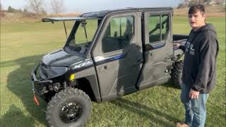 2024 Polaris Ranger NorthStar Ultimate Crew  Blue [upl. by Nylirak]