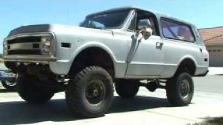 72 K5 Blazer running open Doug Thorley headers [upl. by Everick]