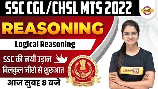 Reasoning For SSC CGLCHSLMTS 2022  logical Reasoning For SSC By Preeti Mam  SCC Exams By Exampur [upl. by Brunella]