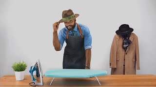 How to Straighten Hat Brim [upl. by Adnohs]