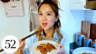 Dubu Jorim Korean Braised Tofu with Esther Choi  At Home With Us [upl. by Shawna]