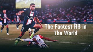 Achraf Hakimi ❯ The Fastest RB in The World ❯ Exceptional Speed • 2023 [upl. by Aelram944]