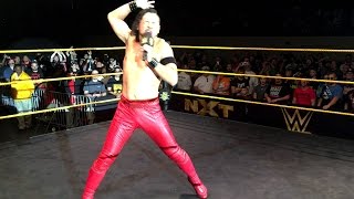 Shinsuke Nakamura says goodbye at his final NXT Live Event [upl. by Seuqram138]