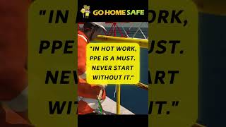 Hot Work Safety The Importance of PPE safetyfirst staysafe safety safetytips safe [upl. by Alded]