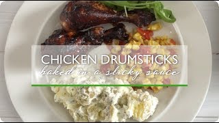 Chicken in a sticky sauce — a really simple recipe for delicious sticky chicken [upl. by Junno]