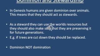 The Environment Dominion and Stewardship GCSE RS [upl. by Arndt]