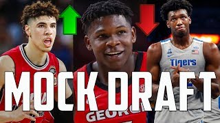 2020 NBA Mock Draft 50 Warriors Restarting The Dynasty [upl. by Lambard]