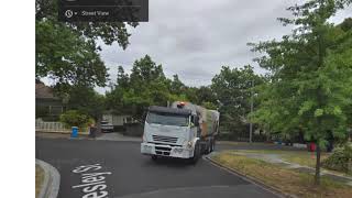 Boroondara Garbage Truck On Google Maps [upl. by Daren985]