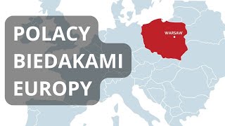 Polacy biedakami Europy wynagrodzenia [upl. by Rehotsirk876]