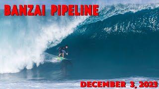 Surfing Huge Pipeline 4K Raw Full Day [upl. by Charleen]