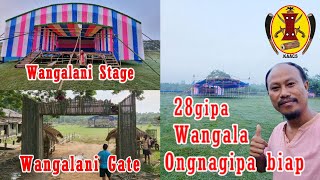 ll 28 gipa 100 drum KA Wangala Festival ongnagipa biap ll [upl. by Herwin]