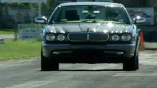 2005 Jaguar XJ8 Road test [upl. by Sanfred]