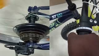 How to Change Gears of DECATHLON Rockrider ST120 BTWIN  Shift Gears of BTWIN Rockrider ST 120 [upl. by Muraida65]