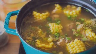 Corn and Chicken Soup Perfect Soup Recipe for Cold Winter Nights [upl. by Nellac]