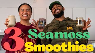 3 Almost Alkaline Seamoss Smoothie Recipes [upl. by Ljoka]