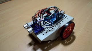 Ultrasonic Controlled Servo Car with Arduino [upl. by Ellekcir]