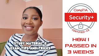 How to Pass the CompTIA Security  701 Exam in 3 weeks  Study Tips  Exam Prep [upl. by Ignatia98]