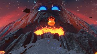 Astro Bot  Volcano Boss Fight amp Bot Rescued Location [upl. by Atiuqet]