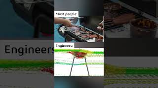 Barbecue Physics 🍔🔥barbecue fluiddynamics simulation engineering [upl. by Norrahc]