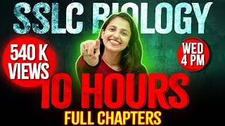 SSLC Biology Public Exam  Full Chapter Marathon  10 Hours Live  Exam Winner SSLC [upl. by Nrojb]