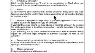 How to draft an office memorandum and a letter of advice to client [upl. by Asseret827]