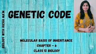 GENETIC CODE  GEORGE GAMOW  CODONS FOR VARIOUS AMINO ACIDS  SALIENT FEATURES OF GENETIC CODE [upl. by Aibos]