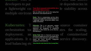 Three tools for Java Spring Boot Microservices youtubeshorts short java javainterviewquestions [upl. by Eadas407]