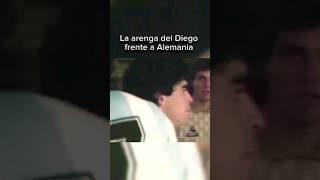 La arenga del Diego frente a Alemania🇦🇷shorts diegoarmandomaradona [upl. by Rici]