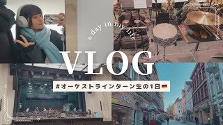 【ドイツ留学】オーケストラインターン生の1日🇩🇪【Vlog🎞】 Praktikum in einem deutschen Orchester  リハーサル、コンサート、レセプション [upl. by Yasmine947]