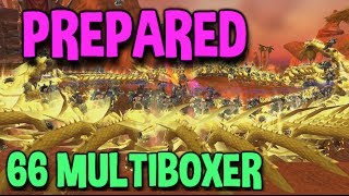 World of Warcraft quotPreparedWoW Multiboxerquot 66 MULTIBOX [upl. by Nitnert]