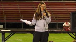 Mollie Tibbetts speaks about prayer in 2016 video [upl. by Fabrin149]