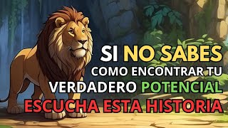 EL LEON QUE ENSEÑO A ENCONTRAR TU VERDADERO YO ➤ CUENTO BUDISTA DEL LEON COBARDE [upl. by Hanny]