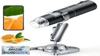 Wireless Digital Microscope Skybasic 50X1000X Magnification WiFi Portable Handheld Review [upl. by Eirollam952]