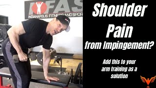 Shoulder Impingement Pain This triceps exercise may be your solution  billhartmanptcom [upl. by Leddy]