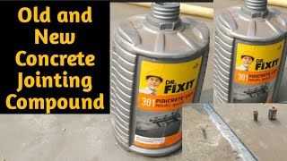 Old and New Concrete Jointing Compound I Dr Fixit PIDICRETE URP Used I Construction Joint [upl. by Anelej179]