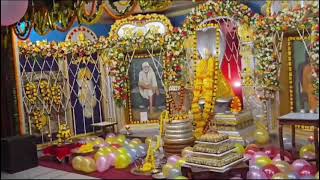 PRAYAGRAJ ASHOK NAGAR DURGA PARK SAI KRIPA MANDIR 99 BIRTHDAY CELEBRATION GOD SAI BABA [upl. by Getter]