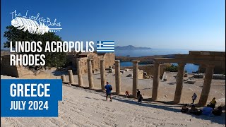 Lindos Acropolis Rhodes Greece 2024 [upl. by Ferdie]