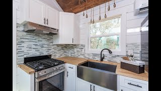 Kitchen Countertop Options by Anchored Tiny Homes [upl. by Akinam598]